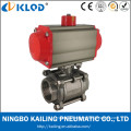 Low price ball valve with pneumatic actuator Model Q611F-16P